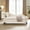 Beige + Velvet + 1 Seat + Foam, variant on ChenyueFurn Velvet Chaise Lounge Chair, Silver Nail Decor with Storage for Bedroom Office,Navy Blue