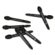thumbnail image 3 of EeaseMX 50 pinceles de esponja de doble punta negros para sombras de ojos, aplicadores de sombras de ojos, pinceles de maquillaje, 3 of 7