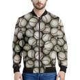 thumbnail image 2 of Chaquetas de béisbol con estampado gráfico de moda para hombre, chaqueta bomber con estampado 3D de manga larga, tendencia de primavera y otoño, abrigo deportivo informal para niños, 2 of 5