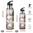 thumbnail image 2 of Ghost Companion 600ml Double Walled Stainless Steel LeakProof Sports Bottle Thermo 8h, 2 of 9