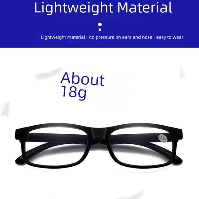 Gafas de lectura para personas mayores, gafas de lectura portátiles de alta definición para hombres y mujeres