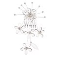 thumbnail image 2 of Accesorio para el cabello con forma de flor de cristal con purpurina Yuyangstore Cabezal nupcial de boda, 2 of 8