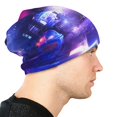 thumbnail image 6 of Beanie Hats for Men and Women, Cyberpunk Futuristic Robot Patterns Adult Unisex Knit Hat Winter Warm Skull Cap, 6 of 7