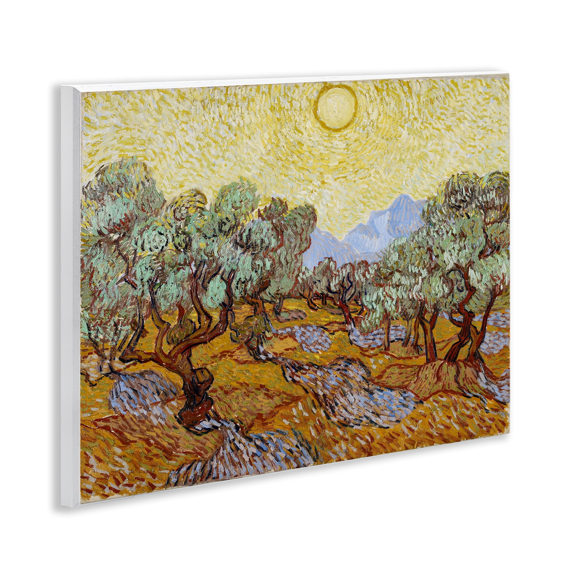 Stupell Industries Classic Van Gogh Olive Trees Landscape & Nature Painting Unframed Art Print Wall Art, 14 x 11