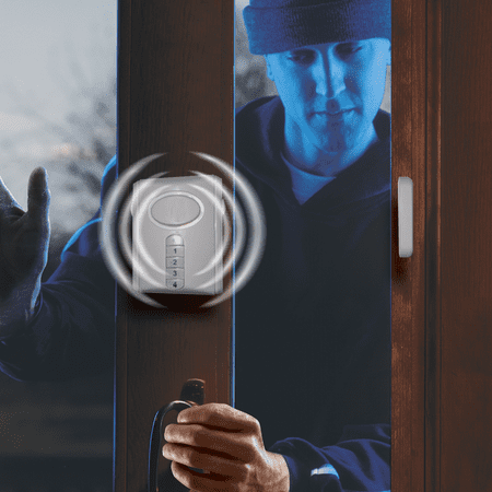 GE Security Wireless Alarm Kit, 1 Deluxe Door and Window/Door Alarms, 51107