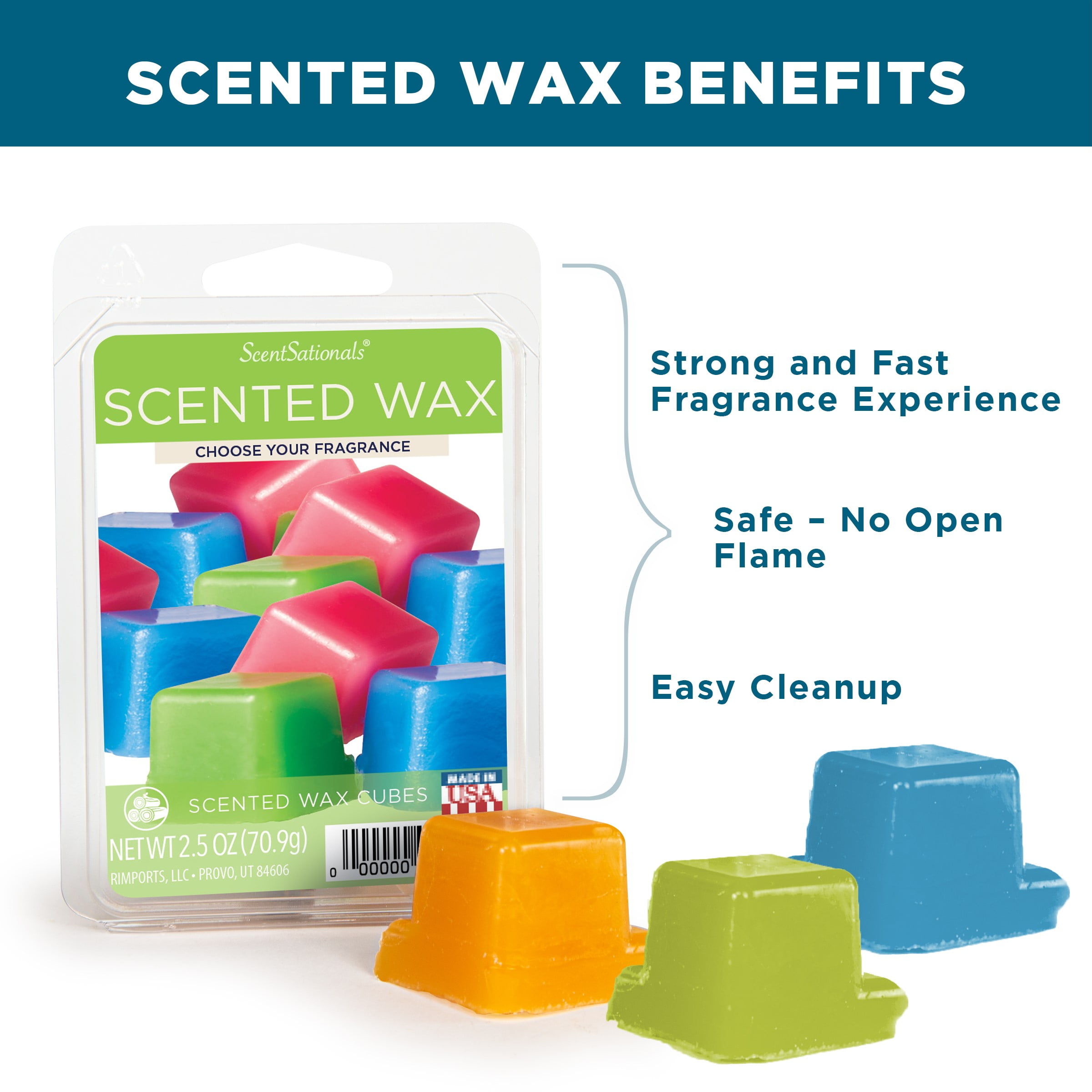 Cinnamon Apple Berry Scented Wax Melts 2 Pack With FREE SHIPPING Scented  Soy Wax Cubes Compare to Scentsy® Wax Melts 
