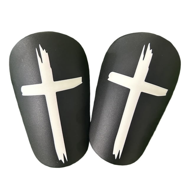 Protector Piernas Fútbol espinilleras 1 Par Mini Cruz Absorbente Golpes para Hombres Y Mujeres