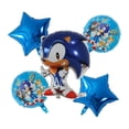 thumbnail image 2 of Conjunto de más piezas de globos de película de aluminio, globos para cumpleaños de niños, globos para fiesta temática de Sonic, 2 of 5