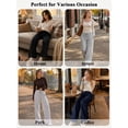 thumbnail image 4 of TEMOFON Womens Sweatpants Barrel Baggy High Waisted Joggers Sweat Pants Athletic Pants with Pockets, 4 of 8