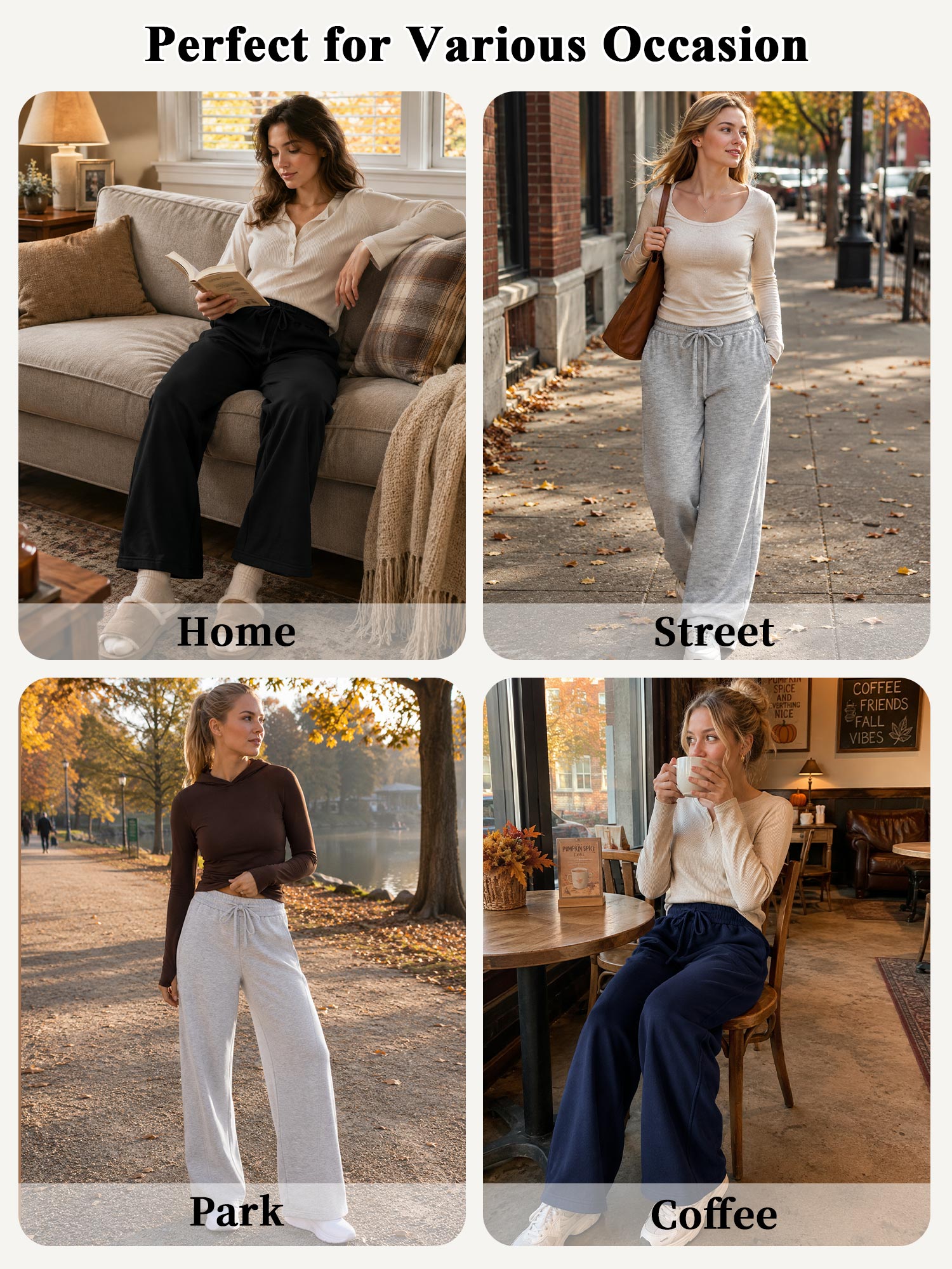 Temofon Women's Barrel Leg Sweatpants photo 4