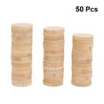 thumbnail image 2 of 50 Pcs Disques en Bois Ronds Non Finis 2.9*0.4Cm pour Enfants Jouets d'Apprentissage Fabrication Artisanale Diy, 2 of 8