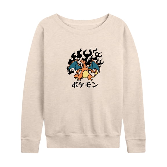 Pokémon - Charizard Flash Fire - Women's Lightweight French Terry Long Sleeve Shirt