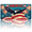 American Eagle with Flag and Fireworks, variant on 1 Pcs License Plate Covers & Frames, Cat wearing patriotic hat and sunglasses For Decorative Front, Waterproof For Decoration Aluminum License Plate Covers & Frames Cover For Men Women, 12" X 6"