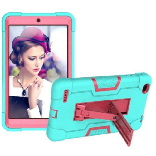 mignova case for walmart onn 8 inch tablet heavy duty drop proof and shock resistant rugged hybrid case with built in stand for walmart onn android