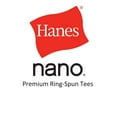 thumbnail image 5 of Hanes Men's and Big Men's Nano-T Long Sleeve Tee, Up To Size 3XL, 5 of 5