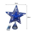 thumbnail image 6 of Cheers.US Christmas Tree Topper LED Lighted Star Tree Topper, Star Treetop Decorations for Christmas Tree Xmas Home Party Holiday Decor, 6 of 7
