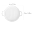 thumbnail image 2 of 1Pc Ceramic Baking Tray Household Baking Dish Kitchen Bakeware Pan with Handles, 2 of 5