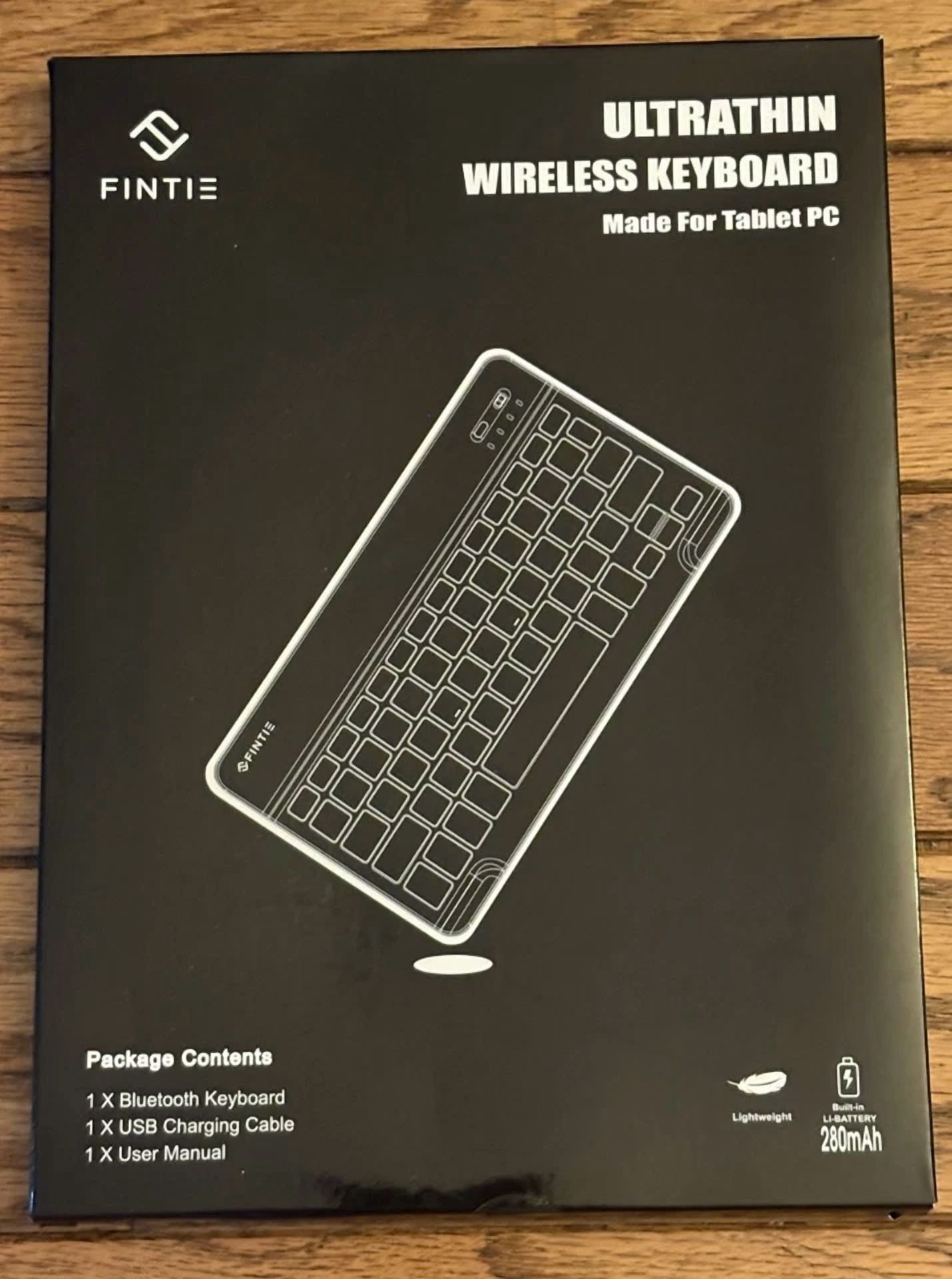 BUTTERFLY- Fintie 10" Ultrathin Wireless Bluetooth Keyboard Android Tablet Eb00042 Hb030