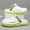Green, variant on Men'S Solid Color Closed-Toe Breathable Thick-Soled Slippers, Comfortable Non-Slip Durable Soft Sole Anti-Odor EVA Sandals, Men'S Summer Footwear