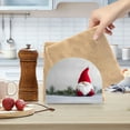 thumbnail image 5 of Ryvnso Christmas Gnome Acrylic Napkin Holder Table Kitchen Paper Tissue Organization, 5 of 7