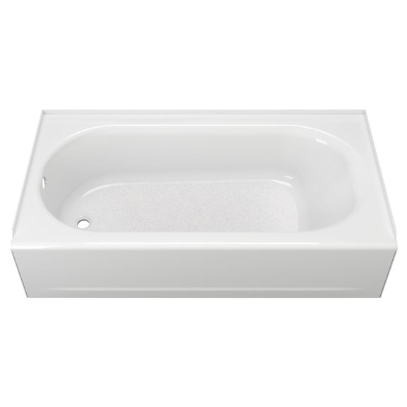 American Standard Princeton® Americast® 60 x 34-Inch Integral Apron Bathtub Above Floor Rough Left-Hand Outlet with Luxury Ledge