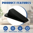 thumbnail image 4 of LAMIRO Door Stoppers for Bottom of Door,Strong and Flexible Door Stoppers,Effectively Reduce Noise Door Stopper,black, 4 of 7