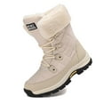 thumbnail image 4 of Dumajo Women's Snow Boots Waterproof Slip Resistant Anti-Slip Cold Weather Winter Shoes, 4 of 10