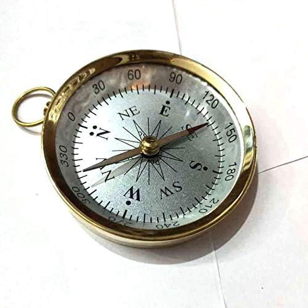 Nautical India Collectible Retro Style 3 Inch Compass Decorative Gift Best Camping Nautical Compass