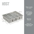 thumbnail image 3 of Host Ice Cube Tray for Water Bottles, Iced Coffee, Tea, Set of 1, Marble, 3 of 5