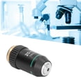 thumbnail image 1 of Objective Lens, High Refractive Index Achromatic Objective Brass 20X Chrome Plated  for Biology, 1 of 7