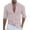 Hot Pink, variant on Mens Casual Tops Long Sleeve Cotton Gauze Shirts Buttons Down Solid Plain Collar Summer Beach Hippie Shirt 2025