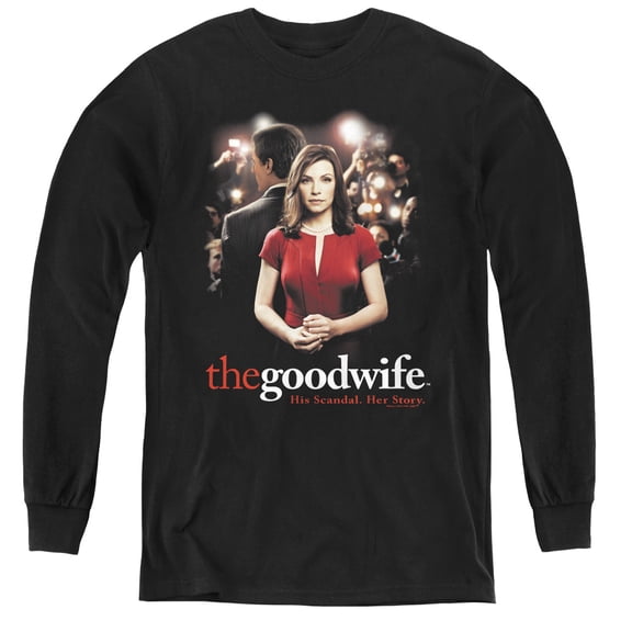 The Good Wife - Bad Press - Youth Long Sleeve Shirt - Large