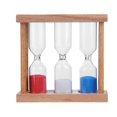 thumbnail image 1 of 1/3/5 Minutes Wood Frame Hourglass Sandglass Sand Clock Timer Random Color, 1 of 5