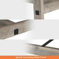 thumbnail image 6 of Wampat Modern 67.7 in Rectangle 6 Seats Dining Table, Grey, 6 of 7