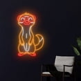 thumbnail image 3 of Handmadetneonsign Meerkat Neon Sign, Meerkat Neon Led Light Wall Art Decor, Wild Animal Wall Decor, 3 of 4