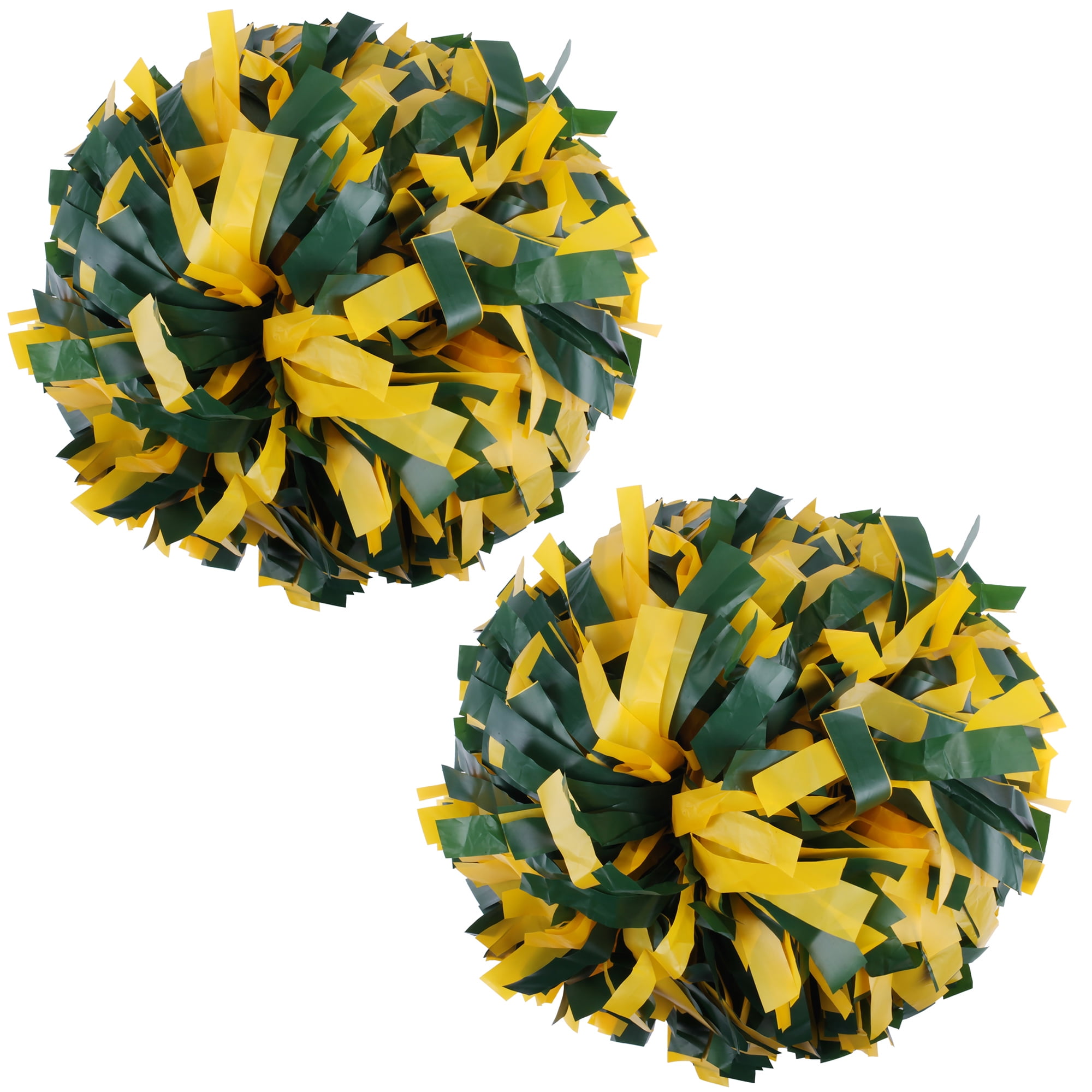 Plastic Cheer Pom Poms Cheerleading Cheerleader Gear 2 pieces one pair