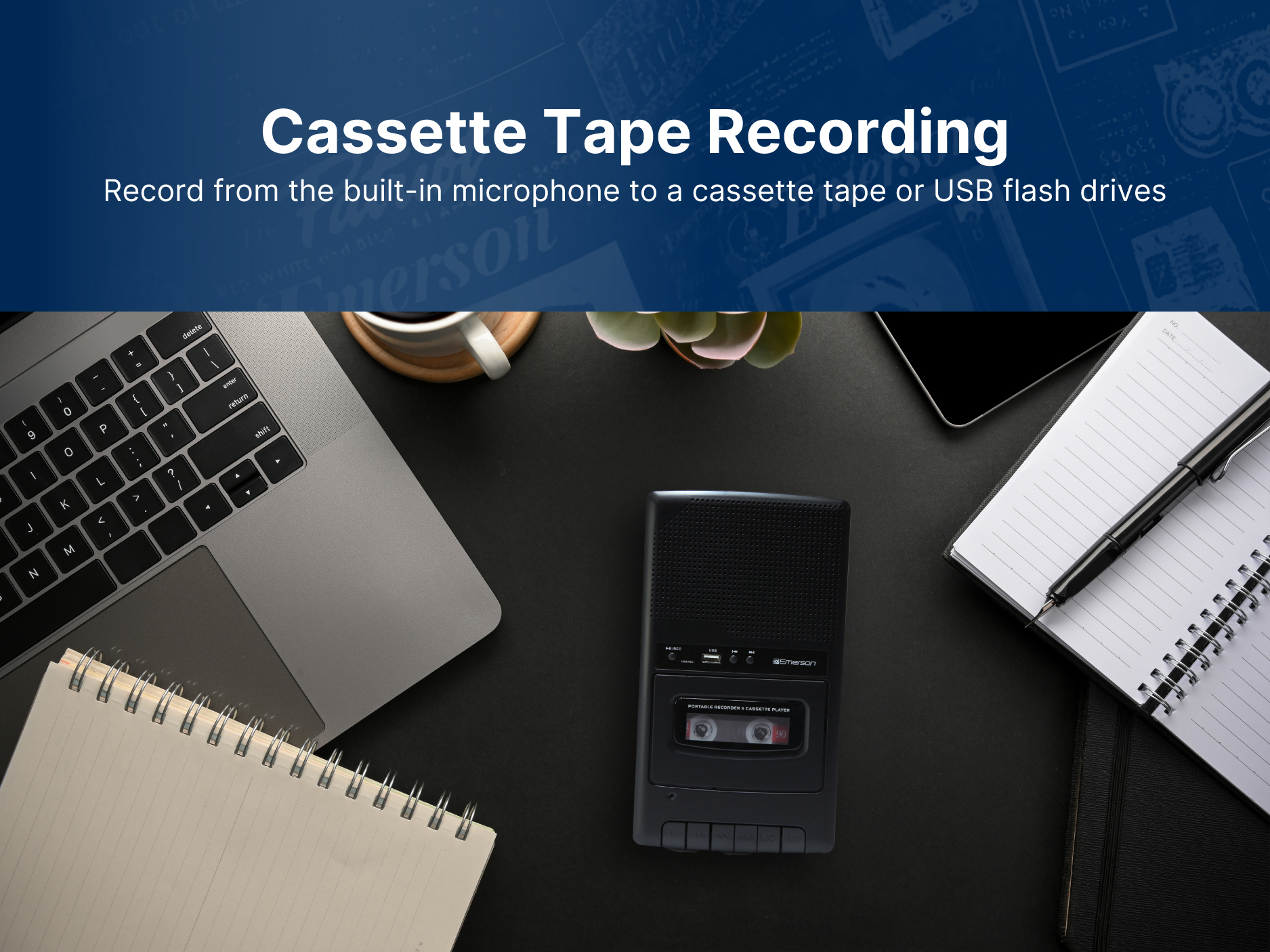 Emerson EPC-3000 Portable Cassette Player and Recorder photo 6