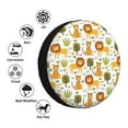 thumbnail image 4 of Logiee Tiger Lion Print Spare Tire Cover, Universal Wheel Protectors,Waterproof Dust-Proof UV Sun Wheel Tire Cover,Fit for SUV, RV, Travel Trailer, Truck-17 inch, 4 of 6