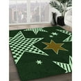 thumbnail image 2 of Ahgly Company Indoor Rectangle Patterned Green Pepper Green Area Rugs, 3' x 5', 2 of 6