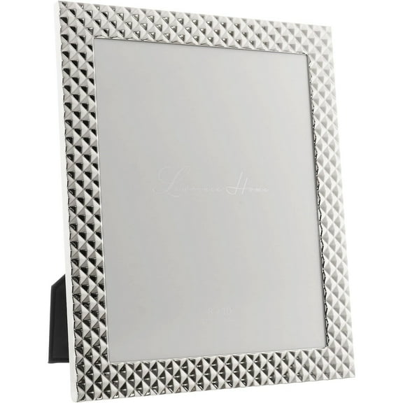 Silver Diamond Polished 8x10 frame - 8x10