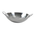 thumbnail image 2 of Rongfmy Round Bottom Wok Cooking Pot Chinese Wok for Gas Cooktops Cooking Restaurant 45cm, 2 of 9