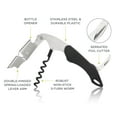thumbnail image 2 of True Heavy Duty Sommelier Corkscrew Wine Opener Manual, Home Bar, Black, 2 of 6
