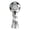 silver, variant on Soccer Ball Handheld Fan, Portable Rechargeable Electric Fan, Mini Personal Cooling Fan