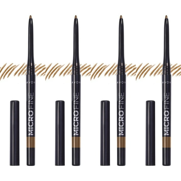 Avon Micro Fine Twist Up Brow Definer Pencil 0.13g | LIGHT BROWN | Set of 4