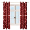 thumbnail image 4 of Red Spider Web 2 Panels Blackout Curtains for Bedroom Living Room Drapes Kitchen Room Window Blackout Curtain Grommet, 4 of 6