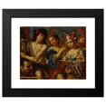 thumbnail image 2 of Giovanni Francesco Guerrieri 24x20 Black Modern Framed Museum Art Print Titled - The Triumph of David, 2 of 5