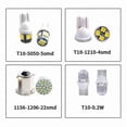 thumbnail image 2 of LED Interior Lights Bulbs Kit Car Trunk Dome License Plate Lamps, 2 of 4