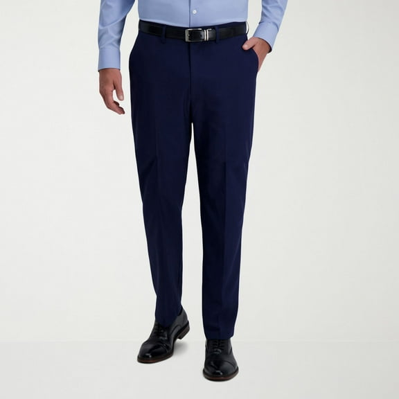 Men's Haggar® Smart Wash Repreve® Classic-Fit Suit Pants Color: Midnight Size: 42X29