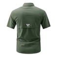 thumbnail image 3 of Men's Short Sleeve Tactical Button Down Shirt Quick-Dry Utility Pocket Work Shirt, 3 of 6