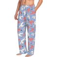 thumbnail image 2 of Daiia Cartoon Poodle Dog Men's Sleep Pant with Pockets and Drawstring,Pajama Pants-X-Large, 2 of 9